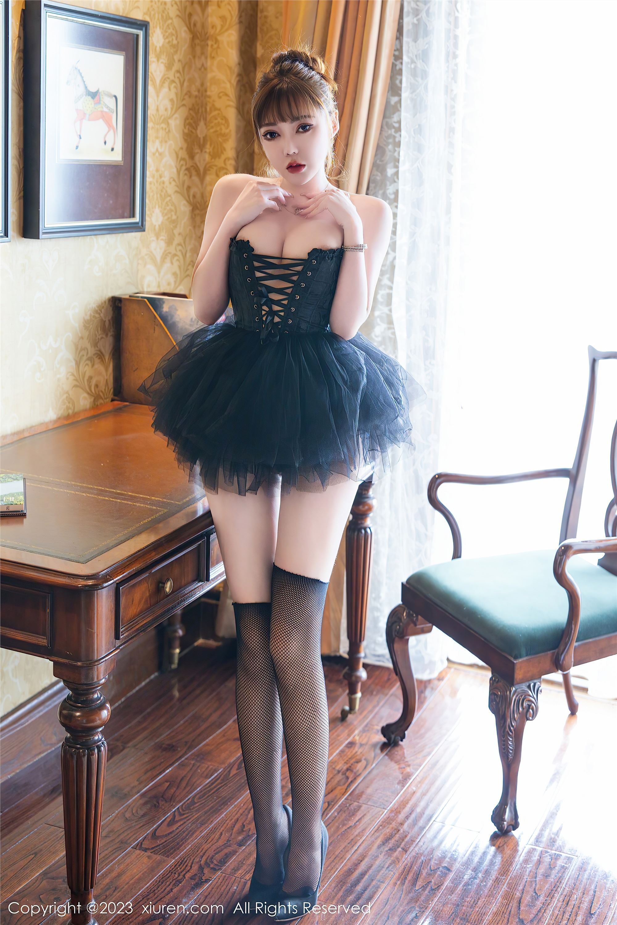 XiuRen秀人网  2023.07.11 NO.7057 萌汉药baby 黑丝